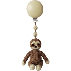 Nature Zoo Of Denmark Gehaakte Aanhangers Voor Kinderwagens - Luiaard, Bruin -EXIT TOYS || Steiff || fehn Verkoopwinkel nature zoo of denmark gehaakte aanhangers voor kinderwagens luiaard bruin a302026 1