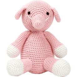 Nature Zoo Of Denmark Teddybeer - Baby Olifant Roos -EXIT TOYS || Steiff || fehn Verkoopwinkel nature zoo of denmark teddybeer baby olifant roos a396168 1