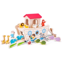 New Classic Toys® New Class Ic Toys Ark Van Noach Vormensorteerset -EXIT TOYS || Steiff || fehn Verkoopwinkel new class ic toys ark van noach vormensorteerset a378651 2