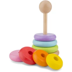 New Classic Toys® New Class Ic Toys Plakken Spel Set -bocht Stapelen Toren -EXIT TOYS || Steiff || fehn Verkoopwinkel new class ic toys plakken spel set bocht stapelen toren a300408 2