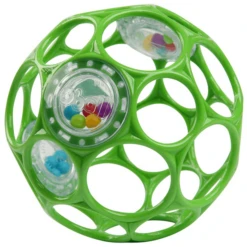 Oball™ Rattle Groen 10 Cm -EXIT TOYS || Steiff || fehn Verkoopwinkel oball rattle groen 10 cm a283067 2