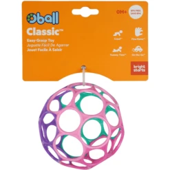 Oball™ Rattle Pink/lila 10 Cm -EXIT TOYS || Steiff || fehn Verkoopwinkel oball rattle pink lila 10 cm a283087 3