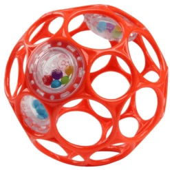 Oball™ Rattle Rood 10 Cm -EXIT TOYS || Steiff || fehn Verkoopwinkel oball rattle rood 10 cm a283084 2