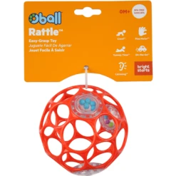 Oball™ Rattle Rood 10 Cm -EXIT TOYS || Steiff || fehn Verkoopwinkel oball rattle rood 10 cm a283084 3