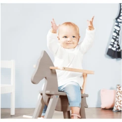 Pinolino Schommelpaard Met Ring Grijs/natuur -EXIT TOYS || Steiff || fehn Verkoopwinkel pinolino schommelpaard met ring grijs natuur a233740 2