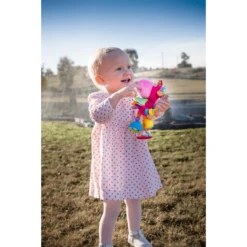 PLAYGRO Toy Box Paard Klipp Klapp, Pink -EXIT TOYS || Steiff || fehn Verkoopwinkel playgro toy box paard klipp klapp pink a151830 4