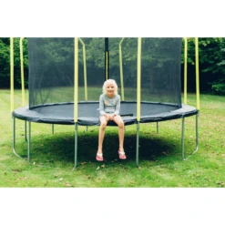Plum ® Springsafe Trampoline Wave 426 Cm Met Veiligheidsnet -EXIT TOYS || Steiff || fehn Verkoopwinkel plum springsafe trampoline wave 426 cm met veiligheidsnet a308801 2