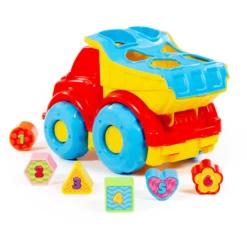 POLESIE ® Vrachtwagenkiepbak Met Insteekstenen (displaydoos) -EXIT TOYS || Steiff || fehn Verkoopwinkel polesie vrachtwagenkiepbak met insteekstenen displaydoos a345549 1