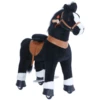 PonyCycle ® Black Met Rem En Geluid - Groot -EXIT TOYS || Steiff || fehn Verkoopwinkel ponycycle black met rem en geluid groot a313695