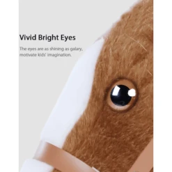 PonyCycle ® Bruin Met Rem En Geluid - Groot -EXIT TOYS || Steiff || fehn Verkoopwinkel ponycycle bruin met rem en geluid groot a313694 4