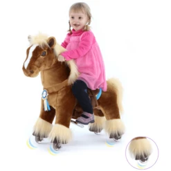 PonyCycle® Bruin Paard, Klein -EXIT TOYS || Steiff || fehn Verkoopwinkel ponycycle bruin paard klein a287967 2