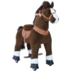 PonyCycle ® Donkerbruin Met Rem En Geluid - Klein -EXIT TOYS || Steiff || fehn Verkoopwinkel ponycycle donkerbruin met rem en geluid klein a313687