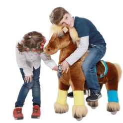 PonyCycle® Paard Brown Middelgroot -EXIT TOYS || Steiff || fehn Verkoopwinkel ponycycle paard brown middelgroot a275569 3