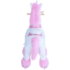 PonyCycle ® Roze Eenhoorn Met Rem - Klein -EXIT TOYS || Steiff || fehn Verkoopwinkel ponycycle roze eenhoorn met rem klein a313691 2