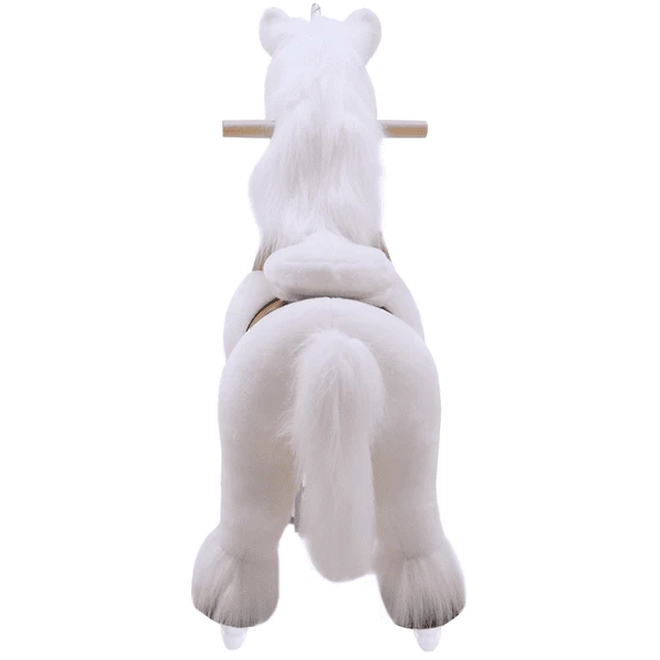 PonyCycle ® Witte Eenhoorn Met Rem - Groot 5 PonyCycle ® Witte Eenhoorn Met Rem - Groot - Image 3