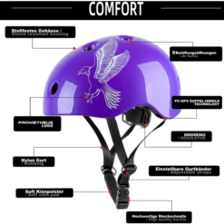 PROMETHEUS BICYCLES ® Fietshelm Maat XS 48-52 Cm Paars -EXIT TOYS || Steiff || fehn Verkoopwinkel prometheus bicycles fietshelm maat xs 48 52 cm paars a403215 2