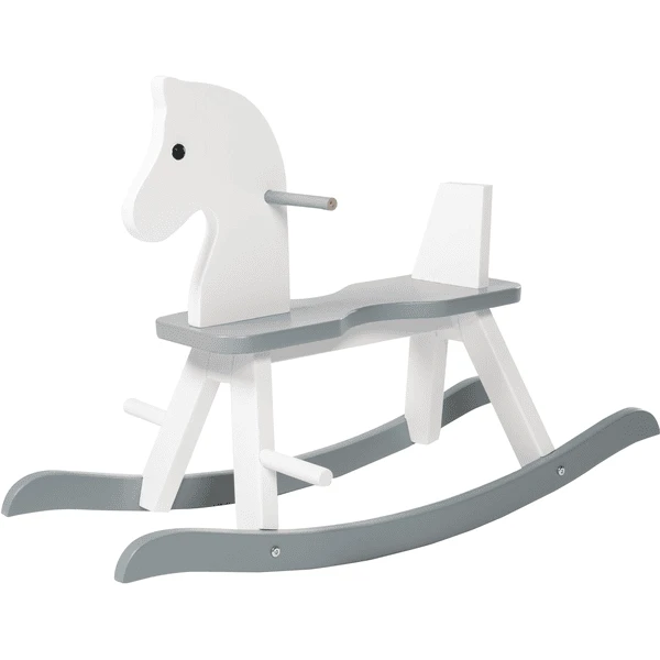 Roba Schommelpaard Wit En Grijs 4 Roba Schommelpaard Wit En Grijs - Image 2