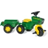 ROLLY TOYS RollyTrac John Deere Met RollyKid Trailer En RollySoundwheel 052769 -EXIT TOYS || Steiff || fehn Verkoopwinkel rolly toys rollytrac john deere met rollykid trailer en rollysoundwheel 052769 a166871