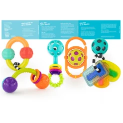 Sassy Baby Set Van Tuier En Rammelaar -EXIT TOYS || Steiff || fehn Verkoopwinkel sassy baby set van tuier en rammelaar a349467 2