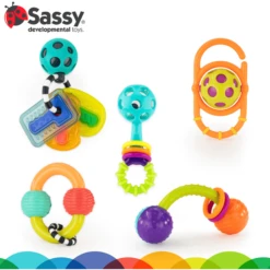 Sassy Baby Set Van Tuier En Rammelaar -EXIT TOYS || Steiff || fehn Verkoopwinkel sassy baby set van tuier en rammelaar a349467 3