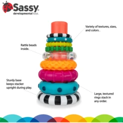 Sassy Baby Stapeltoren -EXIT TOYS || Steiff || fehn Verkoopwinkel sassy baby stapeltoren a349446 3