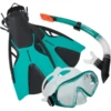 Schildkröt SCHILDKRÖT ® Snorkelset Cayman Turquoise - 3 Stuks, Maat L/XL -EXIT TOYS || Steiff || fehn Verkoopwinkel schildkroet snorkelset cayman turquoise 3 stuks maat l xl a398112