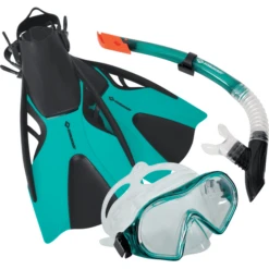 Schildkröt SCHILDKRÖT ® Snorkelset Cayman Turquoise - 3 Stuks, Maat L/XL 10 Schildkröt SCHILDKRÖT ® Snorkelset Cayman Turquoise - 3 Stuks, Maat L/XL -EXIT TOYS || Steiff || fehn Verkoopwinkel schildkroet snorkelset cayman turquoise 3 stuks maat l xl a398112 3