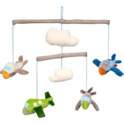 Sigikid ® Mobiele Vliegtuigen -EXIT TOYS || Steiff || fehn Verkoopwinkel sigikid mobiele vliegtuigen a292316 1