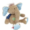 Sigikid ® Patchwork Sweety Olifant, Blauw -EXIT TOYS || Steiff || fehn Verkoopwinkel sigikid patchwork sweety olifant blauw a357788