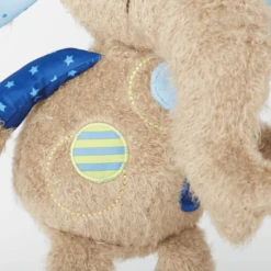 Sigikid ® Patchwork Sweety Olifant, Blauw -EXIT TOYS || Steiff || fehn Verkoopwinkel sigikid patchwork sweety olifant blauw a357788 2