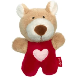 Sigikid ® Ratelende Beer Rood Stars -EXIT TOYS || Steiff || fehn Verkoopwinkel sigikid ratelende beer rood stars a327606 1