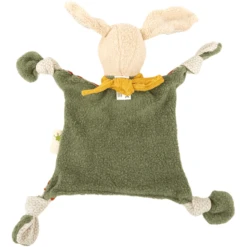 Sigikid ® Snuffle Towel Bunny Green Collectie -EXIT TOYS || Steiff || fehn Verkoopwinkel sigikid snuffle towel bunny green collectie a395031 2