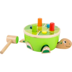 Small Foot® Klopspel Schildpad -EXIT TOYS || Steiff || fehn Verkoopwinkel small foot klopspel schildpad a282098 1