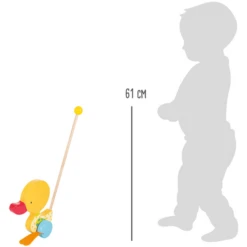 Small Foot® Loopstok Eend Tine -EXIT TOYS || Steiff || fehn Verkoopwinkel small foot loopstok eend tine a282117 4