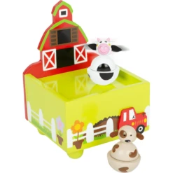 Small Foot ® Muzikale Klokboerderij -EXIT TOYS || Steiff || fehn Verkoopwinkel small foot muzikale klokboerderij a304584 3
