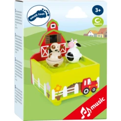 Small Foot ® Muzikale Klokboerderij -EXIT TOYS || Steiff || fehn Verkoopwinkel small foot muzikale klokboerderij a304584 4
