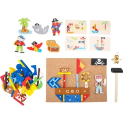 Small Foot ® Piraat Hamer Spel -EXIT TOYS || Steiff || fehn Verkoopwinkel small foot piraat hamer spel a351559 1