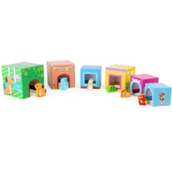Small Foot® Stapelblokjes Met Figuren Huisdieren -EXIT TOYS || Steiff || fehn Verkoopwinkel small foot stapelblokjes met figuren huisdieren a281803 2
