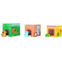Small Foot® Stapelblokjes Met Figuren Huisdieren -EXIT TOYS || Steiff || fehn Verkoopwinkel small foot stapelblokjes met figuren huisdieren a281803 3