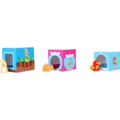 Small Foot® Stapelblokjes Met Figuren Huisdieren -EXIT TOYS || Steiff || fehn Verkoopwinkel small foot stapelblokjes met figuren huisdieren a281803 4