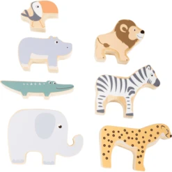 Small Foot ® Stapelen Van Dieren Safari -EXIT TOYS || Steiff || fehn Verkoopwinkel small foot stapelen van dieren safari a304386 2