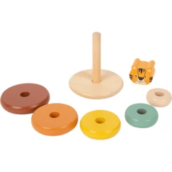 Small Foot ® Stapeltoren Tiger Safari -EXIT TOYS || Steiff || fehn Verkoopwinkel small foot stapeltoren tiger safari a304383 1