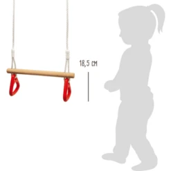 Small Foot ® Trapeze Met Gymnastiekringen -EXIT TOYS || Steiff || fehn Verkoopwinkel small foot trapeze met gymnastiekringen a351551 3