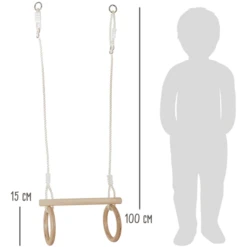 Small Foot ® Trapeze Met Houten Turnringen -EXIT TOYS || Steiff || fehn Verkoopwinkel small foot trapeze met houten turnringen a329321 3