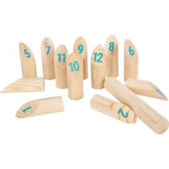 Small Foot ® Vikingspel Kubb Met Getallen " Active -EXIT TOYS || Steiff || fehn Verkoopwinkel small foot vikingspel kubb met getallen active a409951 1