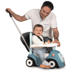 Smoby 3- In- 1 Maestro Ride-on Auto, Blauw -EXIT TOYS || Steiff || fehn Verkoopwinkel smoby 3 in 1 maestro ride on auto blauw a316659 1