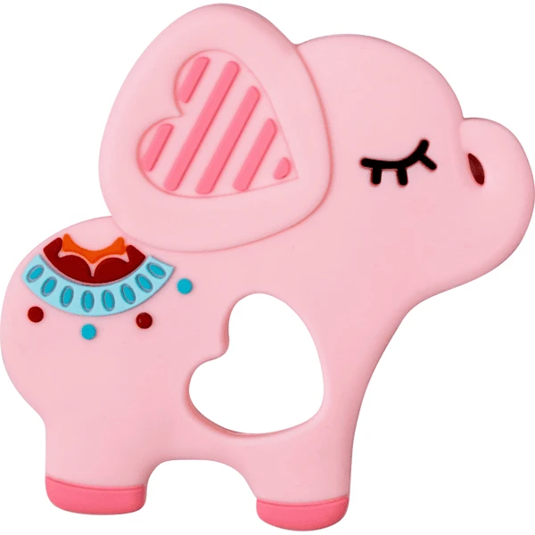 SPIEGELBURG COPPENRATH Bijtring Olifant Roze BabyGlück 3 SPIEGELBURG COPPENRATH Bijtring Olifant Roze BabyGlück