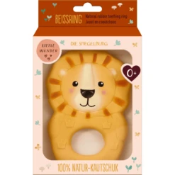SPIEGELBURG COPPENRATH Bijtring Van Natuurlijk Rubber Leeuw - Little Wonder -EXIT TOYS || Steiff || fehn Verkoopwinkel spiegelburg coppenrath bijtring van natuurlijk rubber leeuw little wonder a406710 3