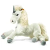 STEIFF Eenhoorn „Starly“ 70 Cm Wit, Liggend -EXIT TOYS || Steiff || fehn Verkoopwinkel steiff eenhoorn starly 70 cm wit liggend a041070