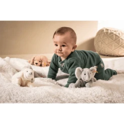 Steiff Floppy Hond Lumpi Lichtbruin Liggend, 20 Cm -EXIT TOYS || Steiff || fehn Verkoopwinkel steiff floppy hond lumpi lichtbruin liggend 20 cm a351966 3